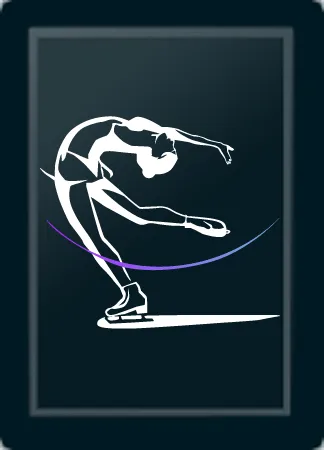 Figure Skater Layback Logo Panel