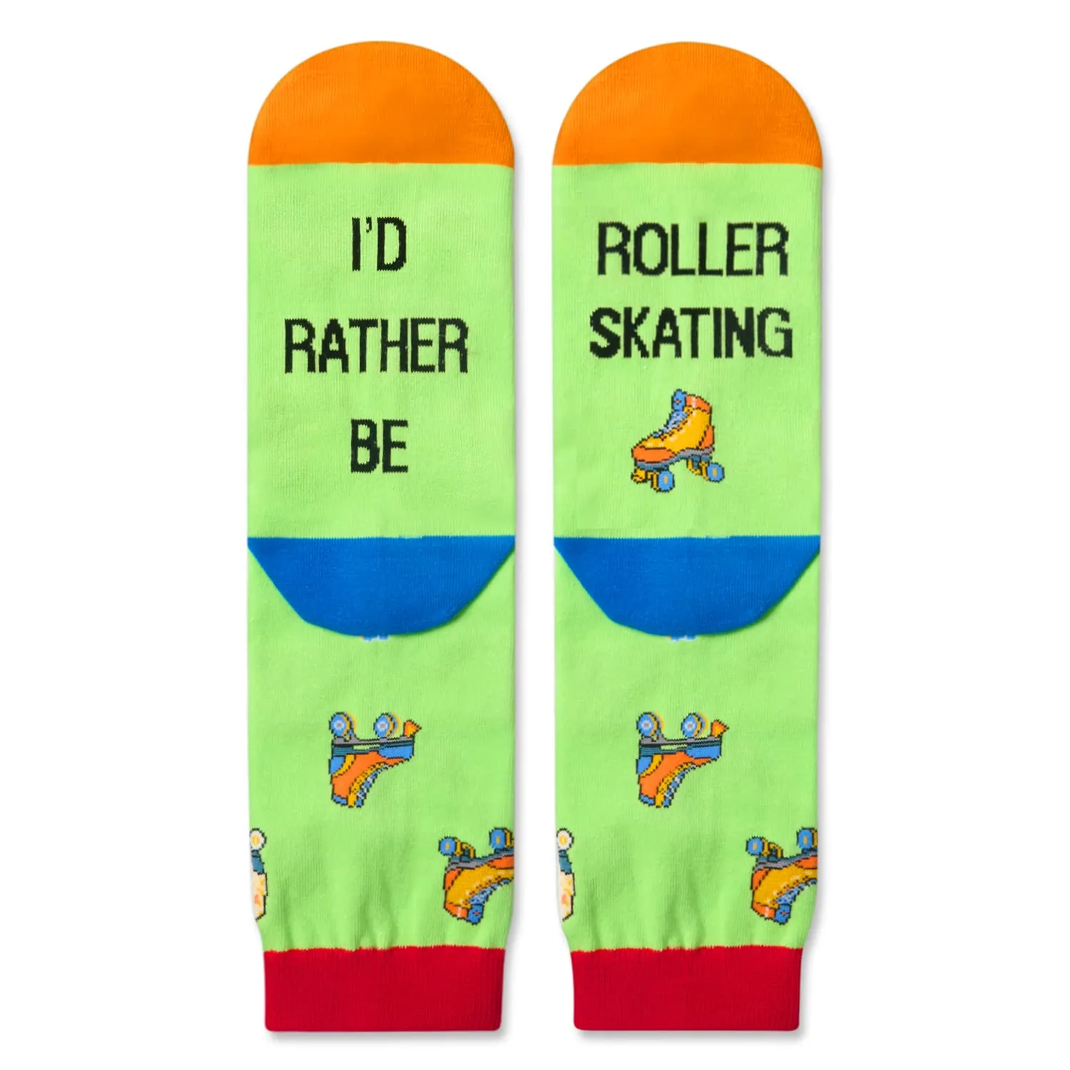 Funny Roller Skate Socks - Roller Skating Socks Skater Socks, Roller Skate Gifts Roller Skating Gifts Skater Gifts For Women Men