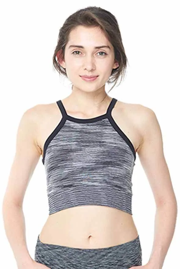 Galaxy Print Midi Sports Bra