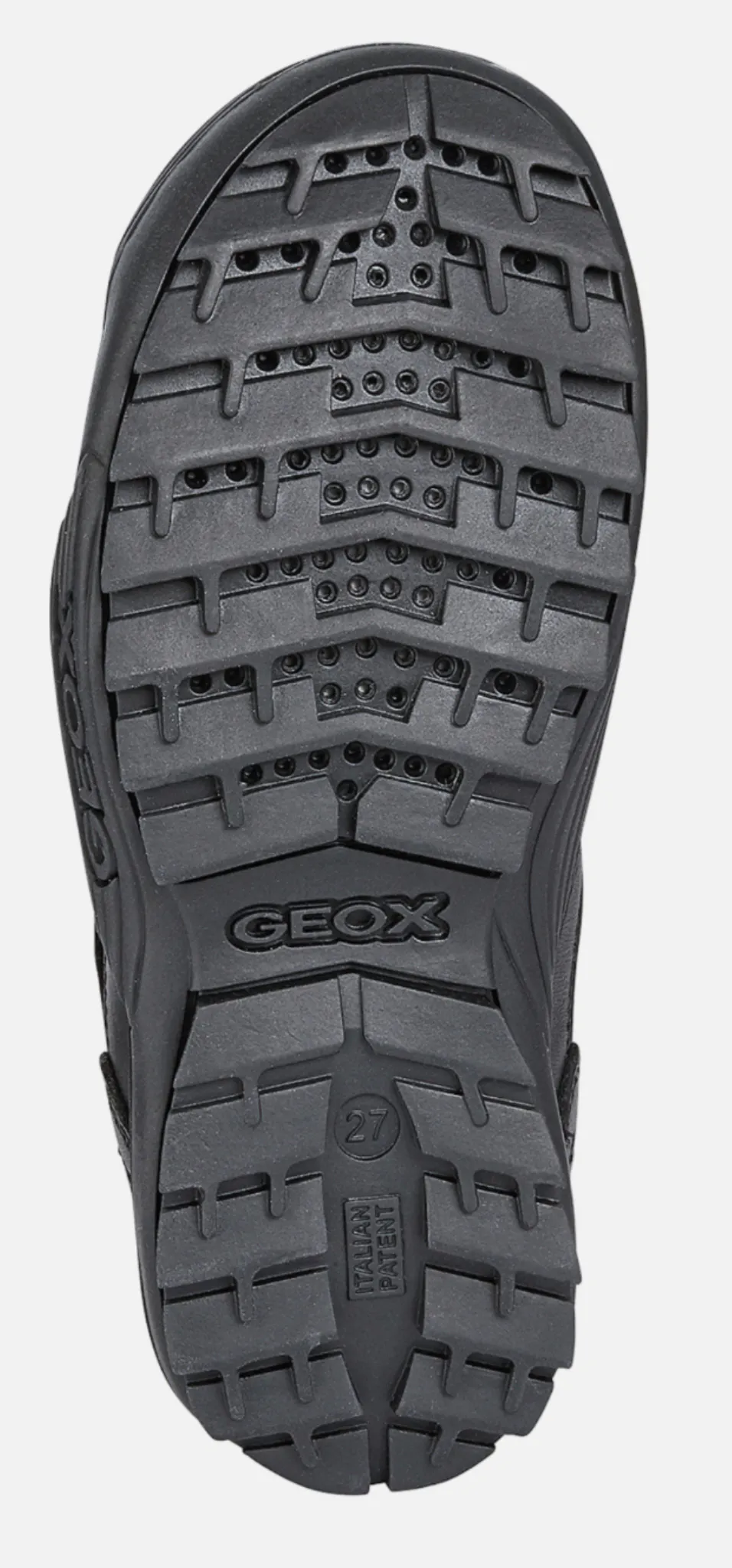 Geox J Savage A  Leather School Shoes