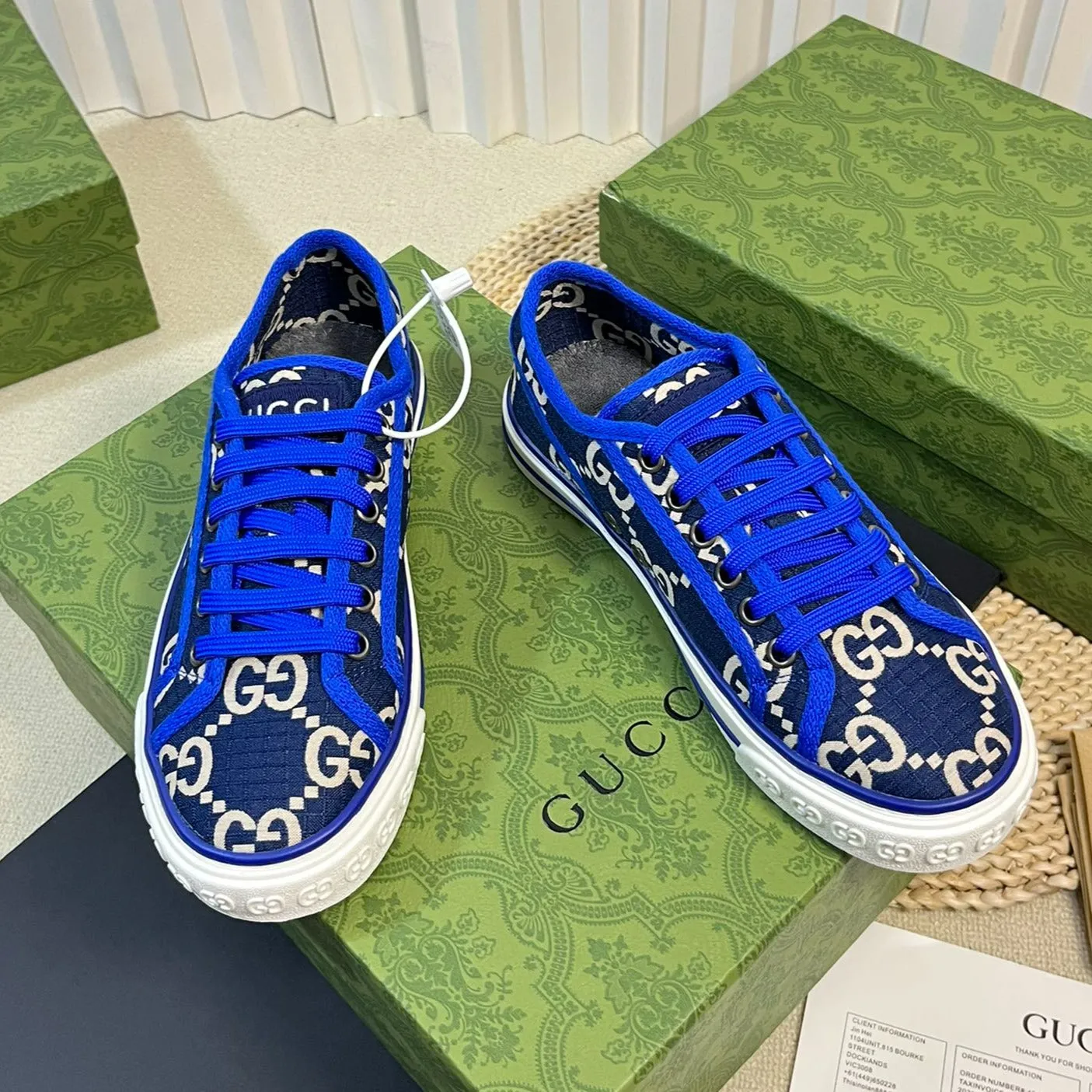 GG Tennis 1977 ripstop sneakers Blue Indigo Caro