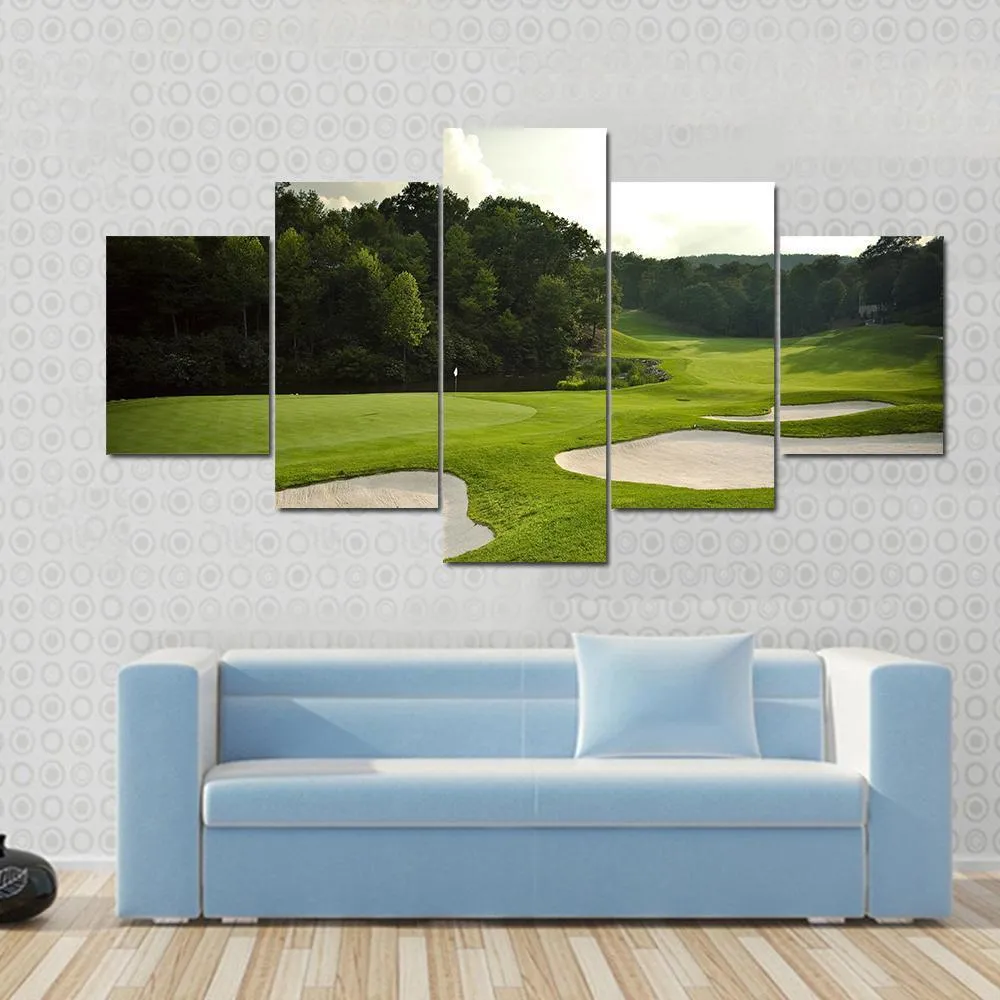 Golf Course Canvas Wall Art