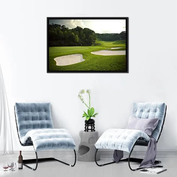 Golf Course Canvas Wall Art