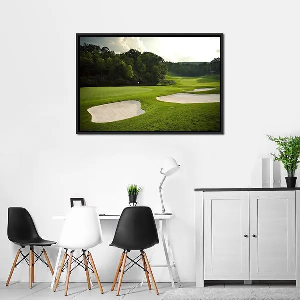 Golf Course Canvas Wall Art