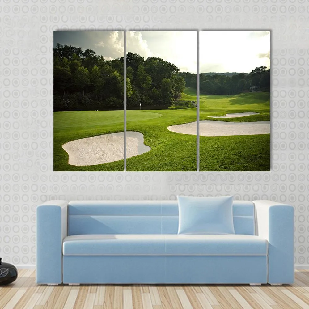 Golf Course Canvas Wall Art