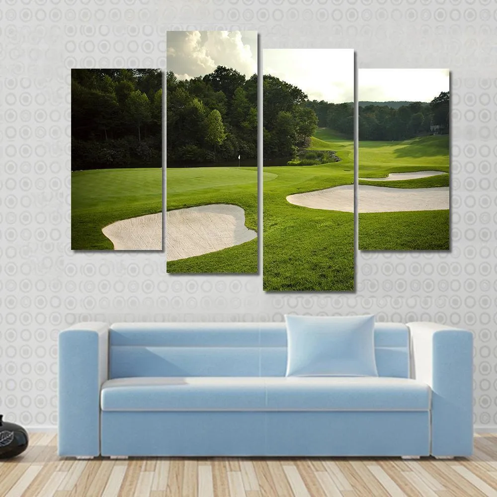 Golf Course Canvas Wall Art