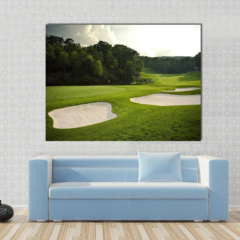 Golf Course Canvas Wall Art