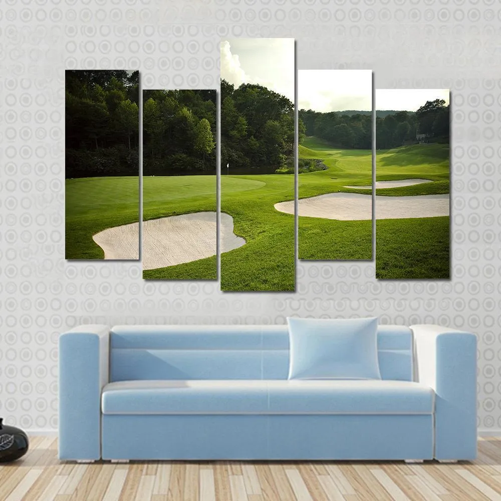 Golf Course Canvas Wall Art