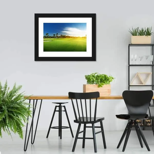 Golf Course  Dominican Republic Canvas Wall Art