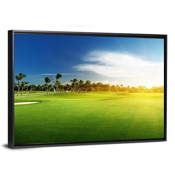 Golf Course  Dominican Republic Canvas Wall Art