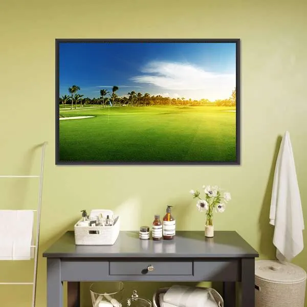 Golf Course  Dominican Republic Canvas Wall Art