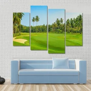 Golf Course On Koh Samui Canvas Wall Art