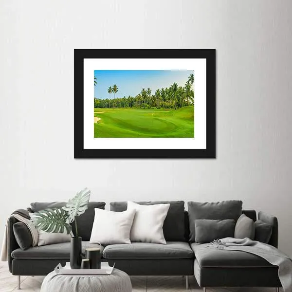 Golf Course On Koh Samui Canvas Wall Art