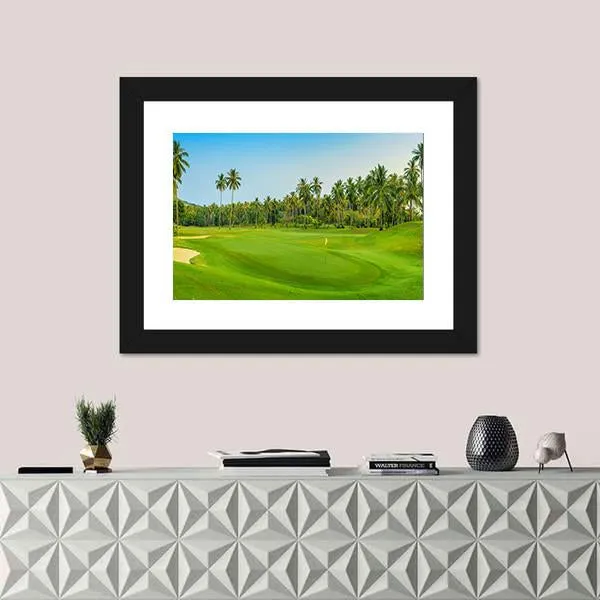 Golf Course On Koh Samui Canvas Wall Art