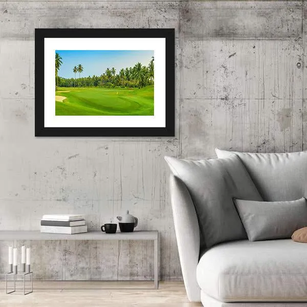 Golf Course On Koh Samui Canvas Wall Art