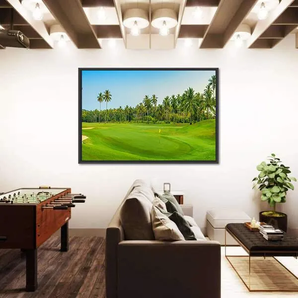 Golf Course On Koh Samui Canvas Wall Art