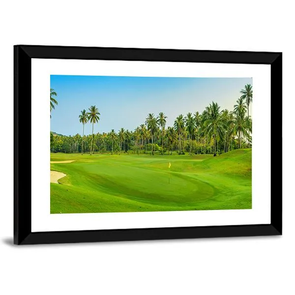 Golf Course On Koh Samui Canvas Wall Art