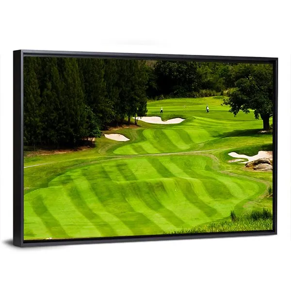 Golf Land Canvas Wall Art