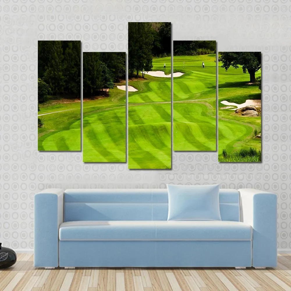 Golf Land Canvas Wall Art