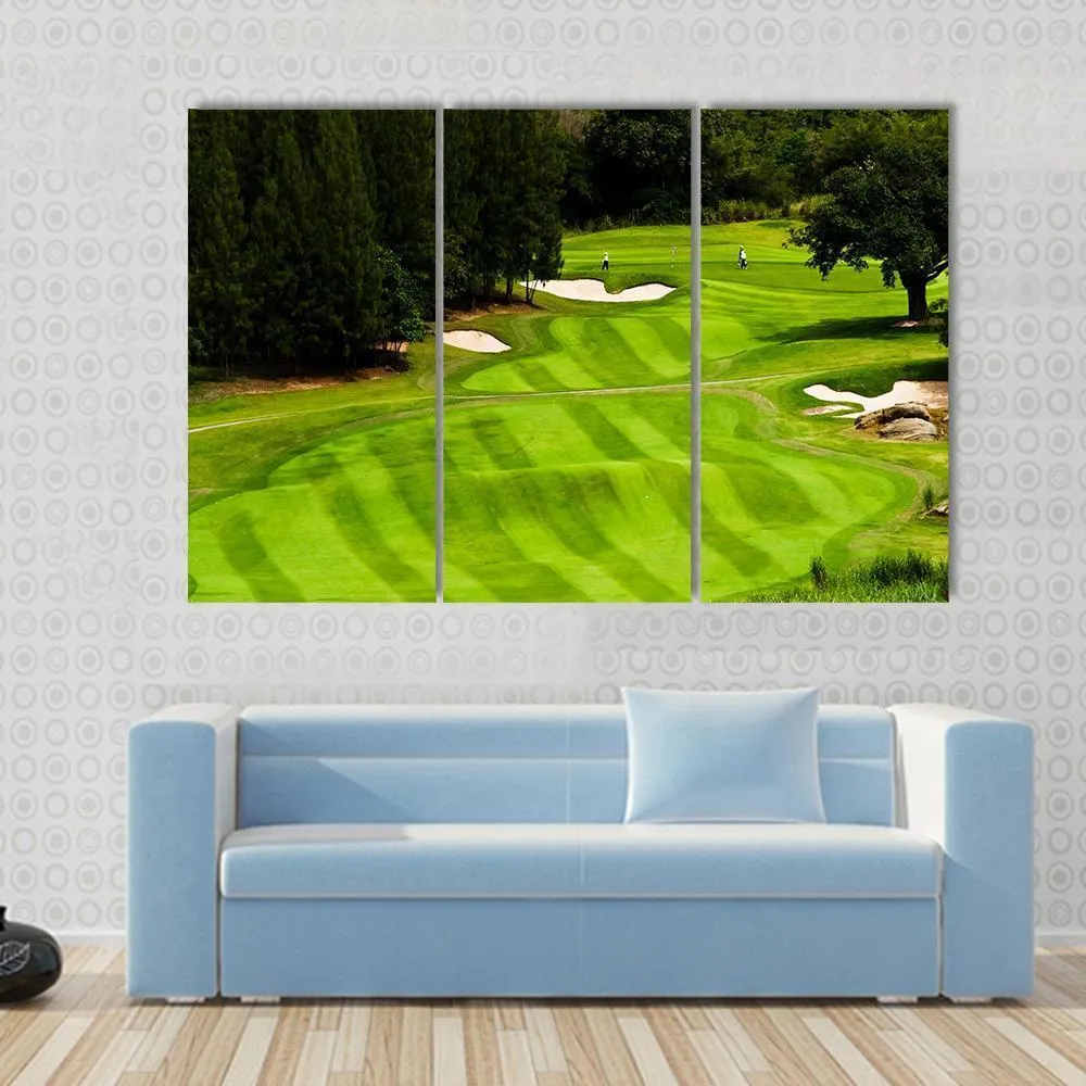 Golf Land Canvas Wall Art