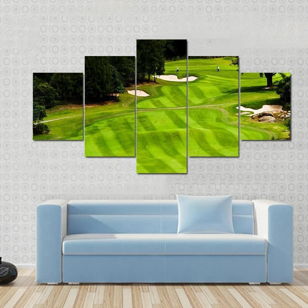 Golf Land Canvas Wall Art