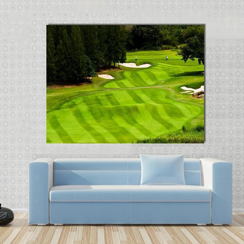 Golf Land Canvas Wall Art