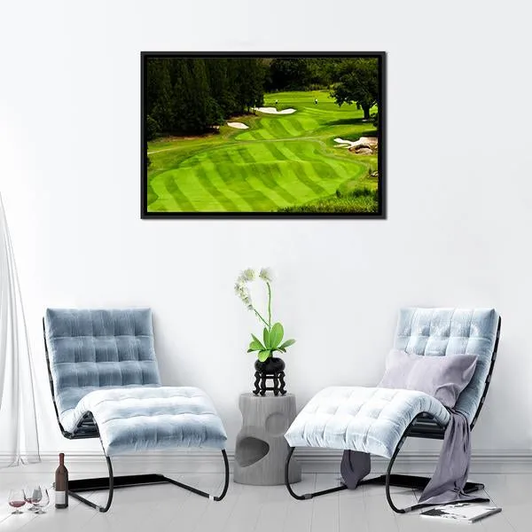 Golf Land Canvas Wall Art