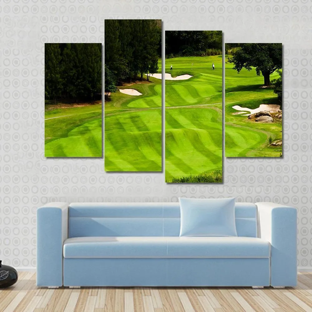 Golf Land Canvas Wall Art