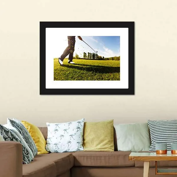 Golf Shot Canvas Wall Art