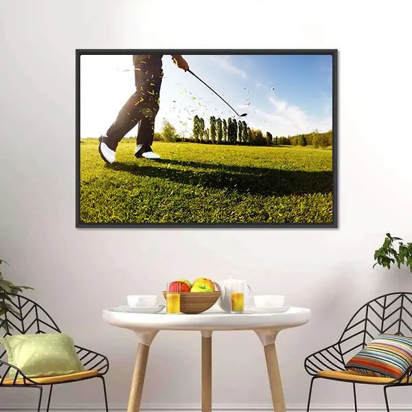 Golf Shot Canvas Wall Art