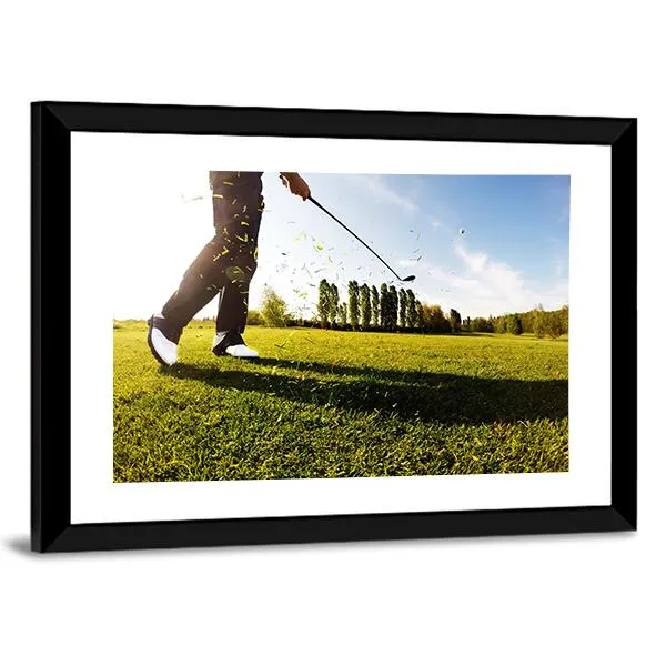 Golf Shot Canvas Wall Art