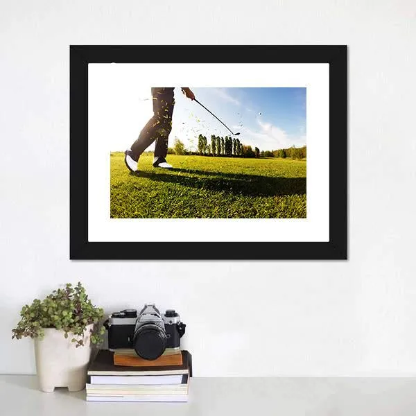 Golf Shot Canvas Wall Art