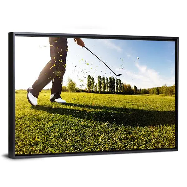 Golf Shot Canvas Wall Art