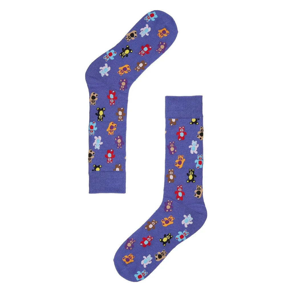 Gummy Bears Printed Crew Length Socks