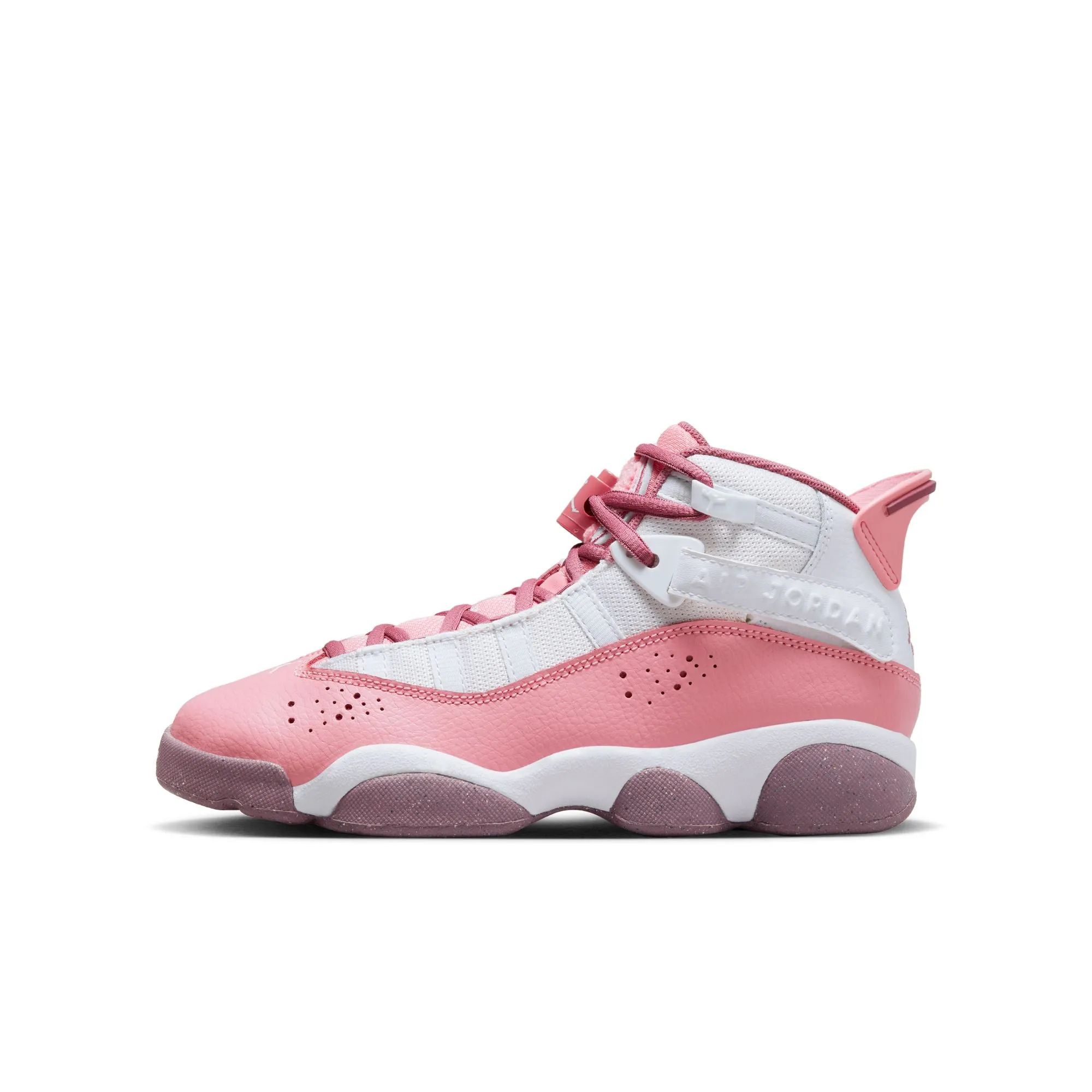 Jordan 6 Rings GS - CORAL CHALK/DESERT BERRY-WHITE