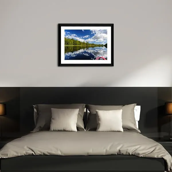 Kayaking At Northern Rivers Canvas Wall Art