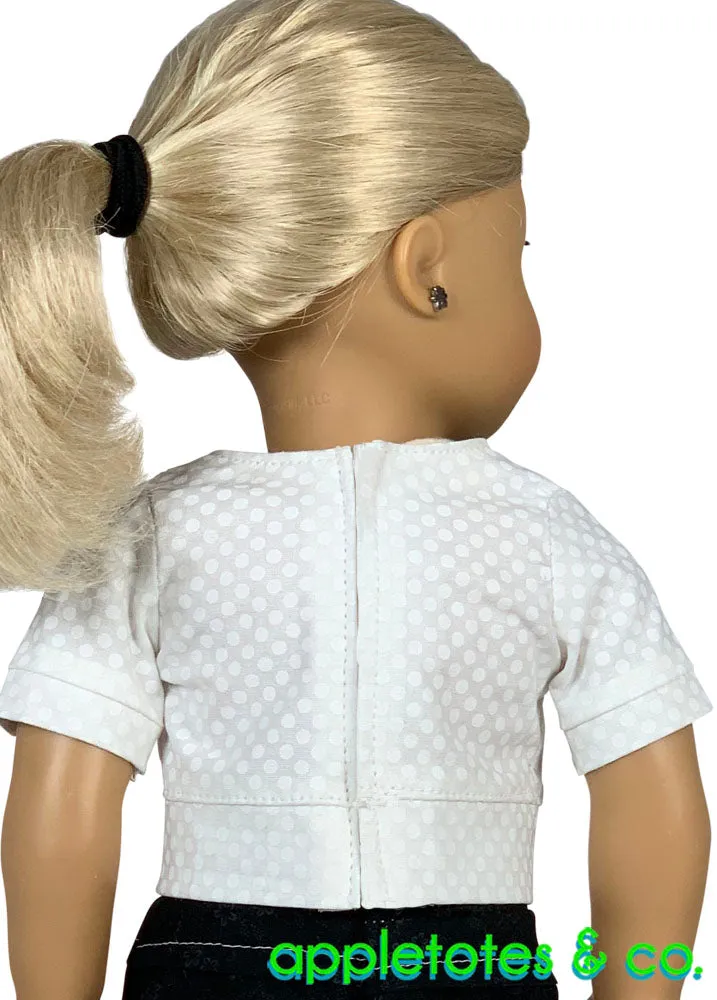 Kelly Blouse Sewing Pattern for 18 Inch Dolls