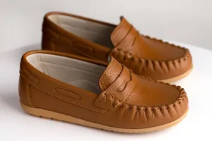 Kiddie Couture Tan Polo Loafers