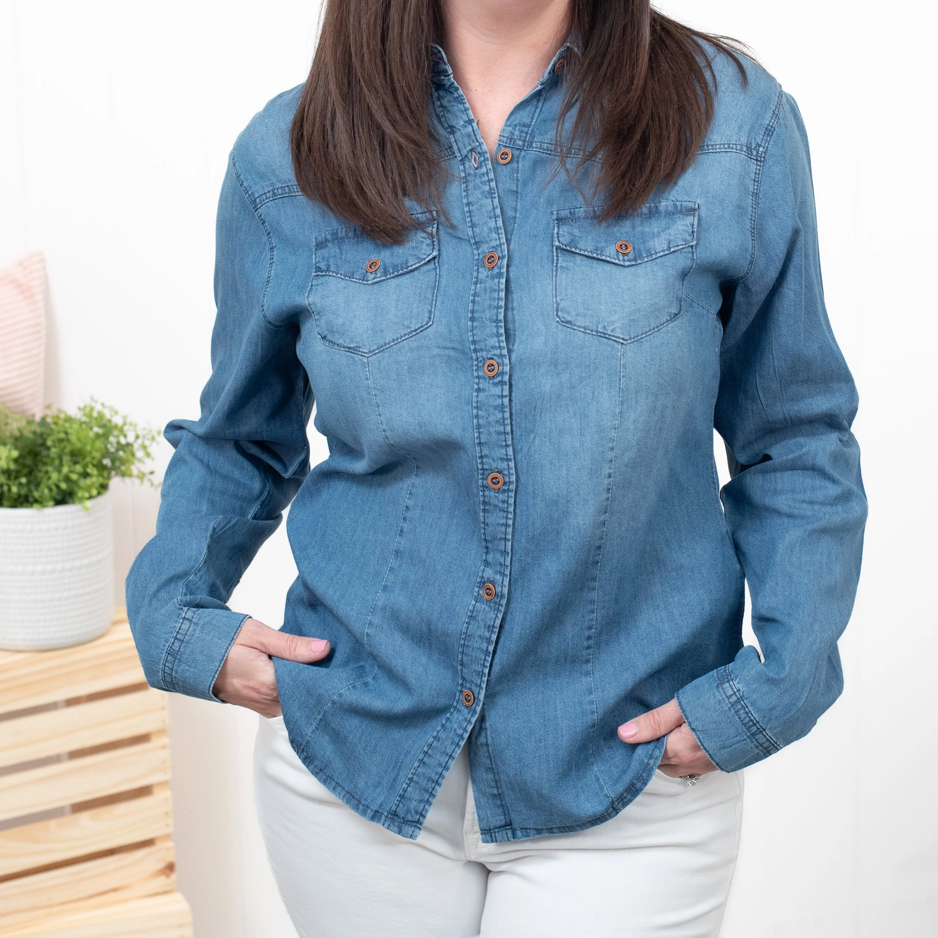 Know Me Well - Chambray Shirt