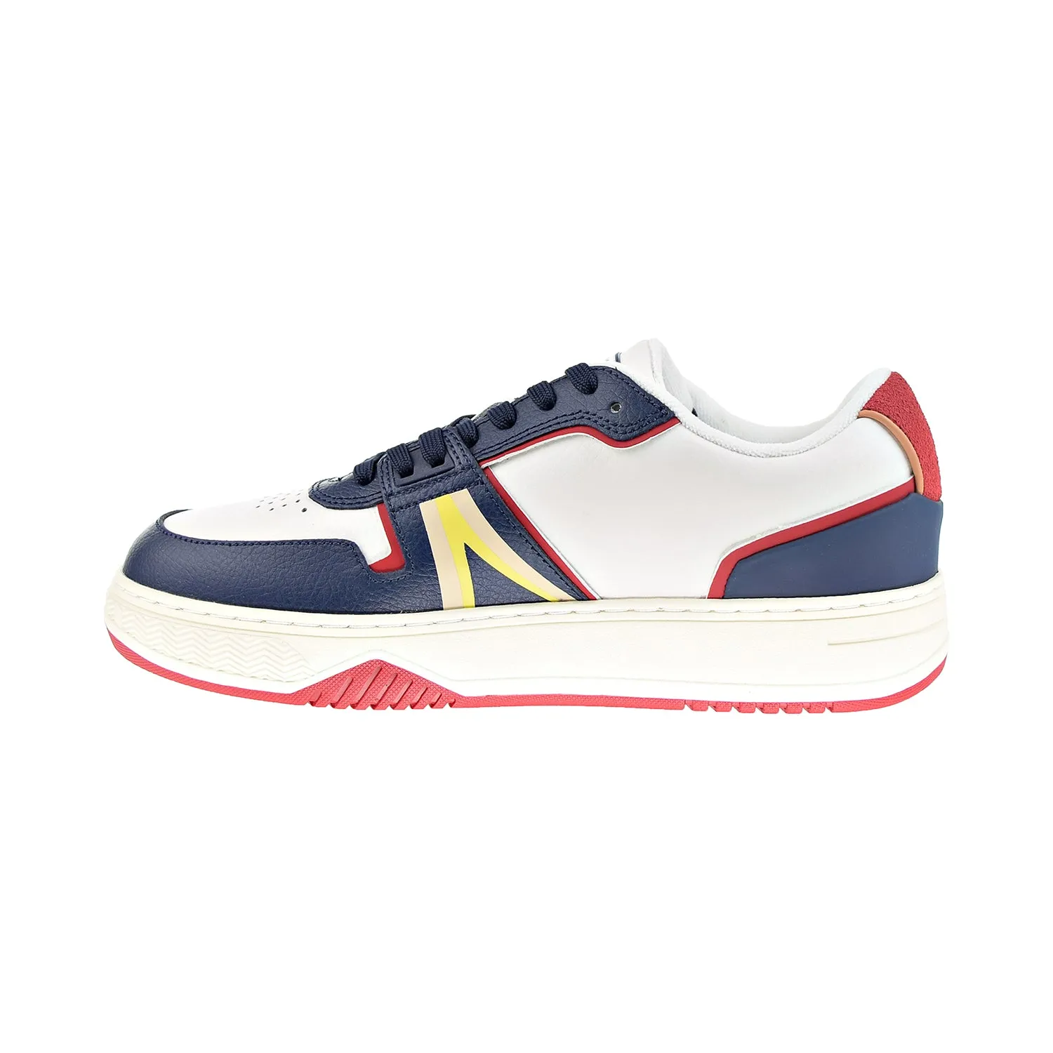 Lacoste L001 SMA Synthetic Men's Shoes White-Blue-Red