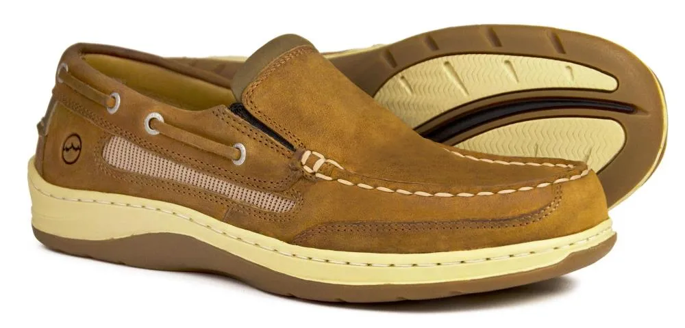 LARGS Mens Sand Performance Loafer Shoes by  Orca Bay