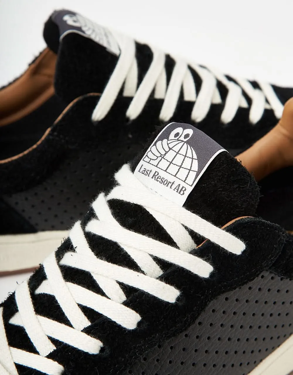 Last Resort AB CM001 Perf Skate Shoes - Black/White