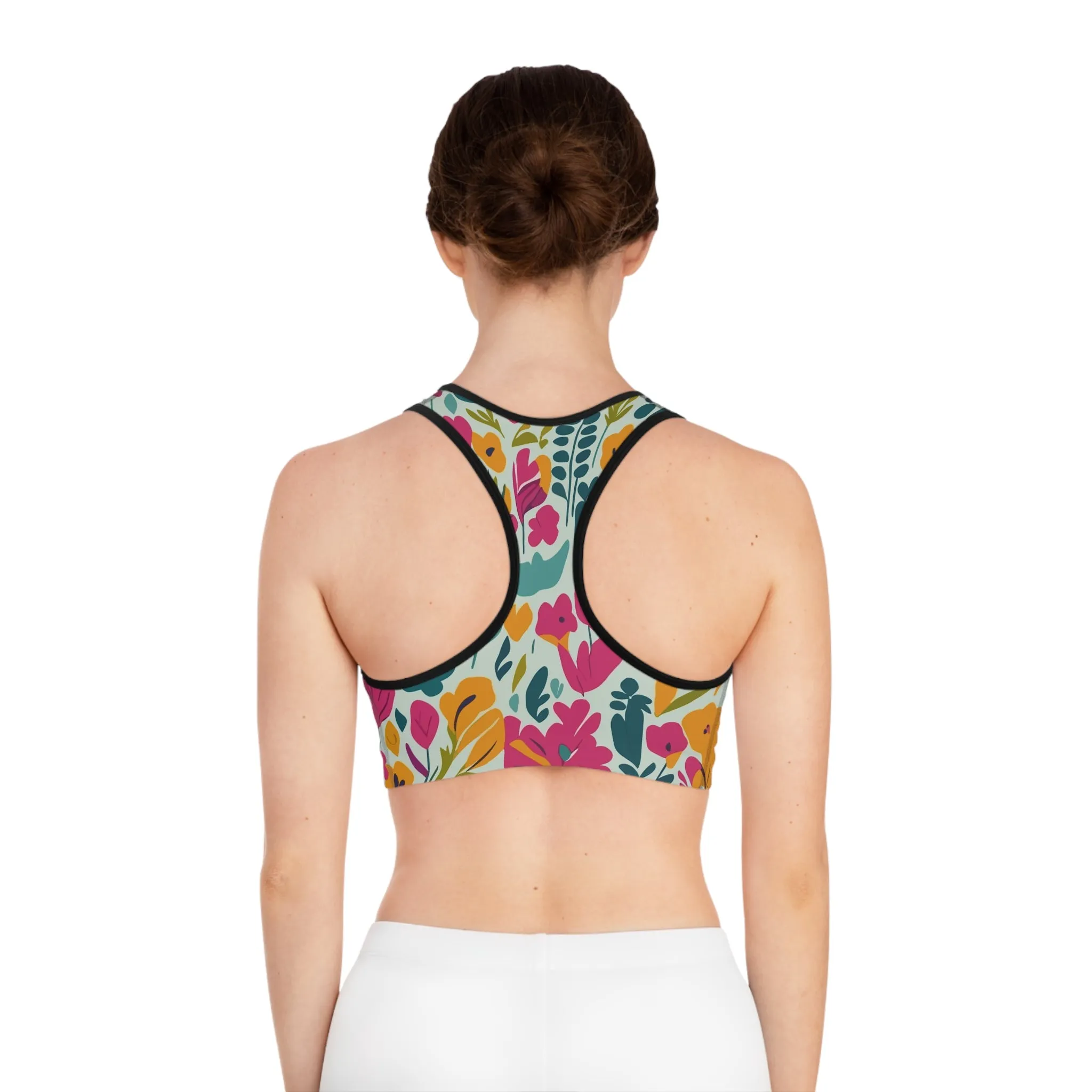 Light flowers - Inovax Sports Bra