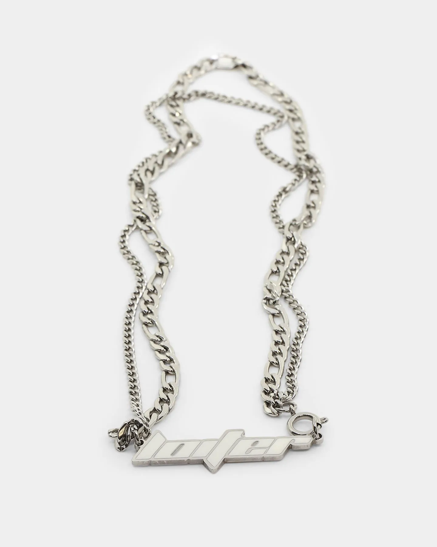 Loiter Sports Chain Necklace Silver