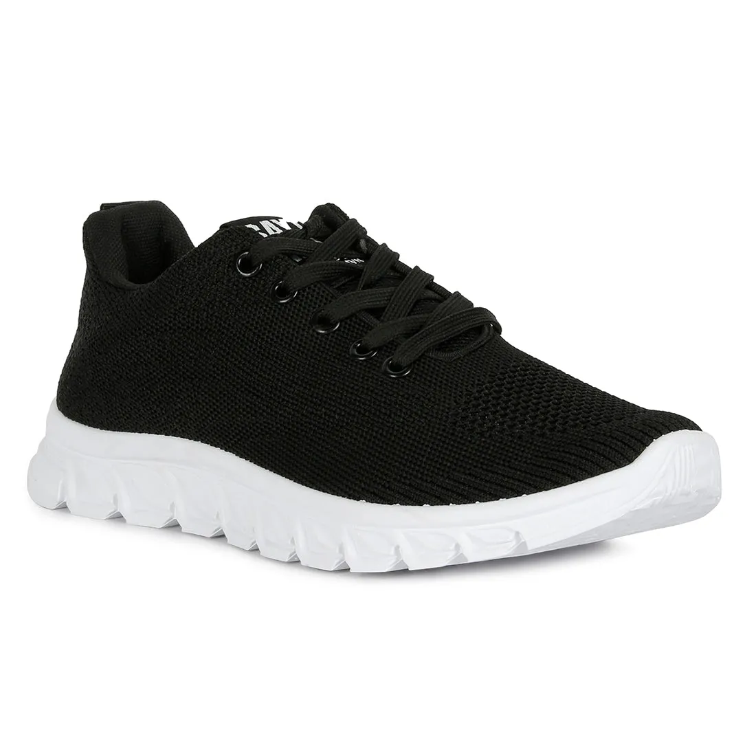 Men's Lace Up Knit Sneakers