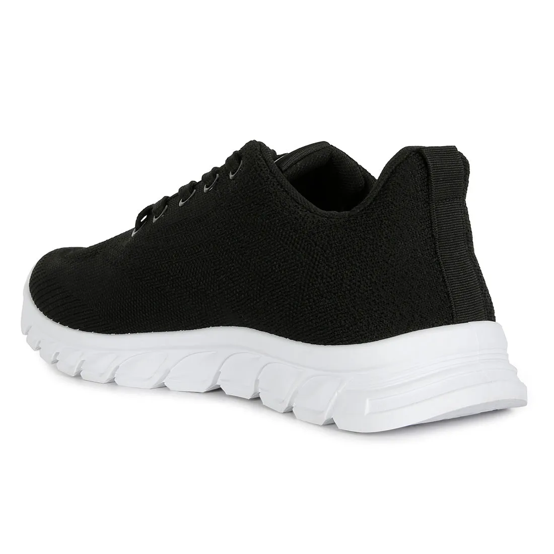 Men's Lace Up Knit Sneakers