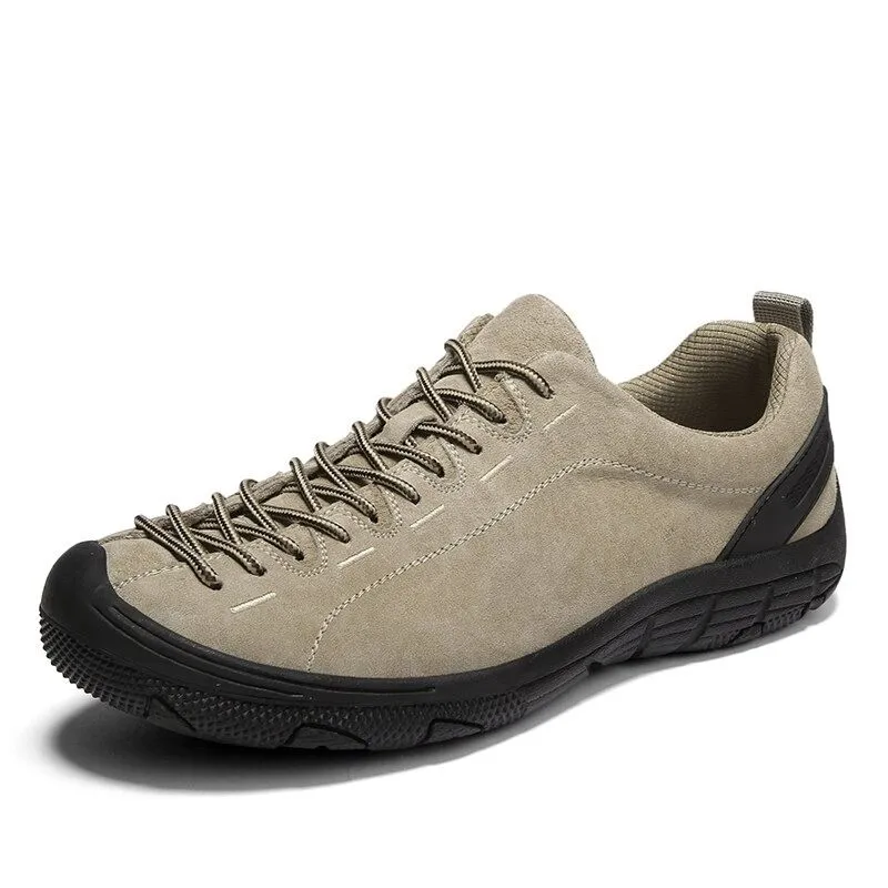 Men's Leather Outdoor Non-Slip Sneakers