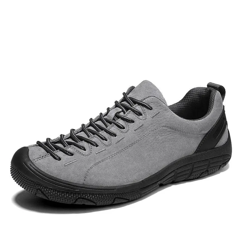 Men's Leather Outdoor Non-Slip Sneakers