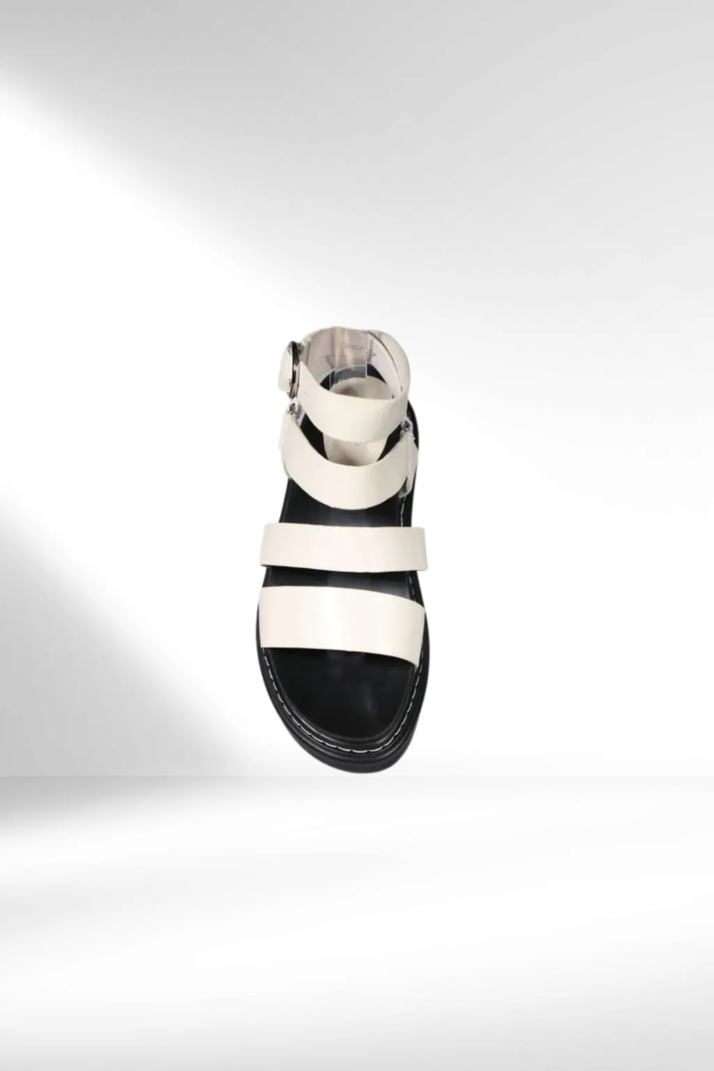 Minx Sadie Sandals Ivory Black