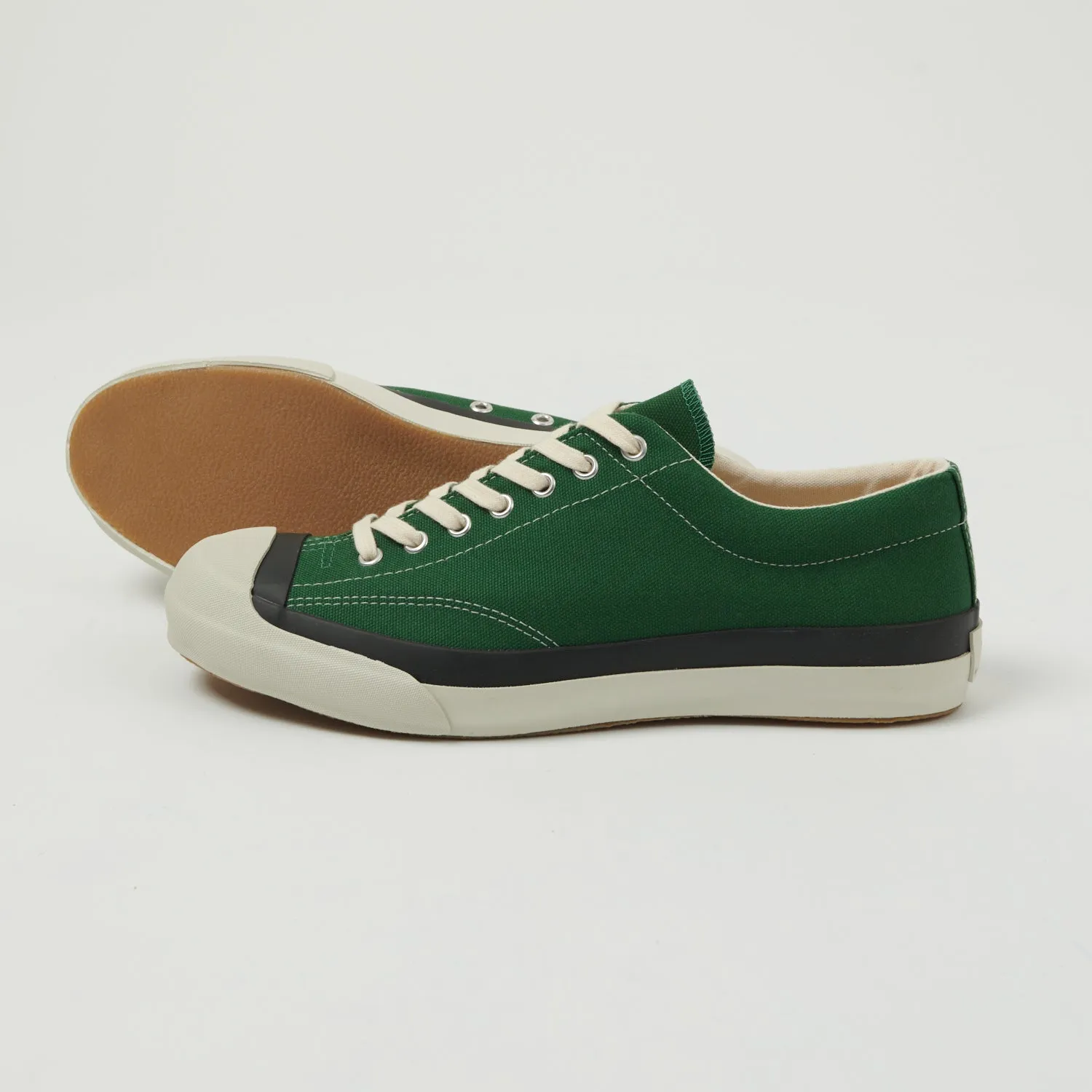 Moonstar Gym Court Canvas/Rubber Sneaker - Green